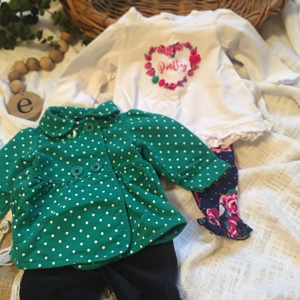 🌈 Bundle 2 set baby girl clothes